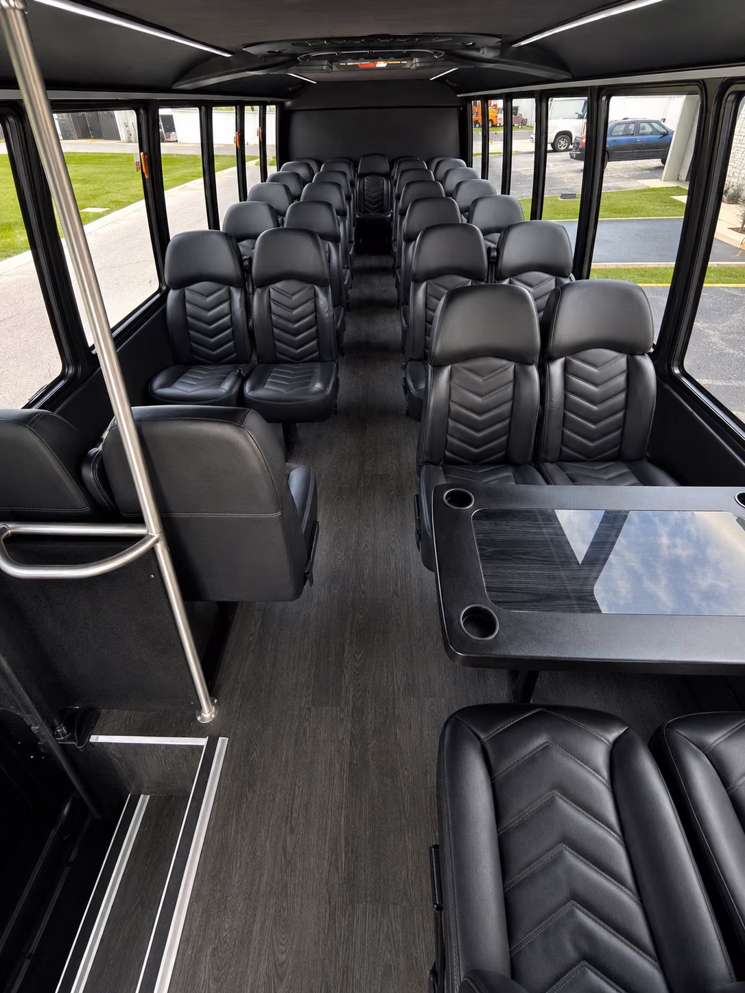 plantation airport transportation onboard seating