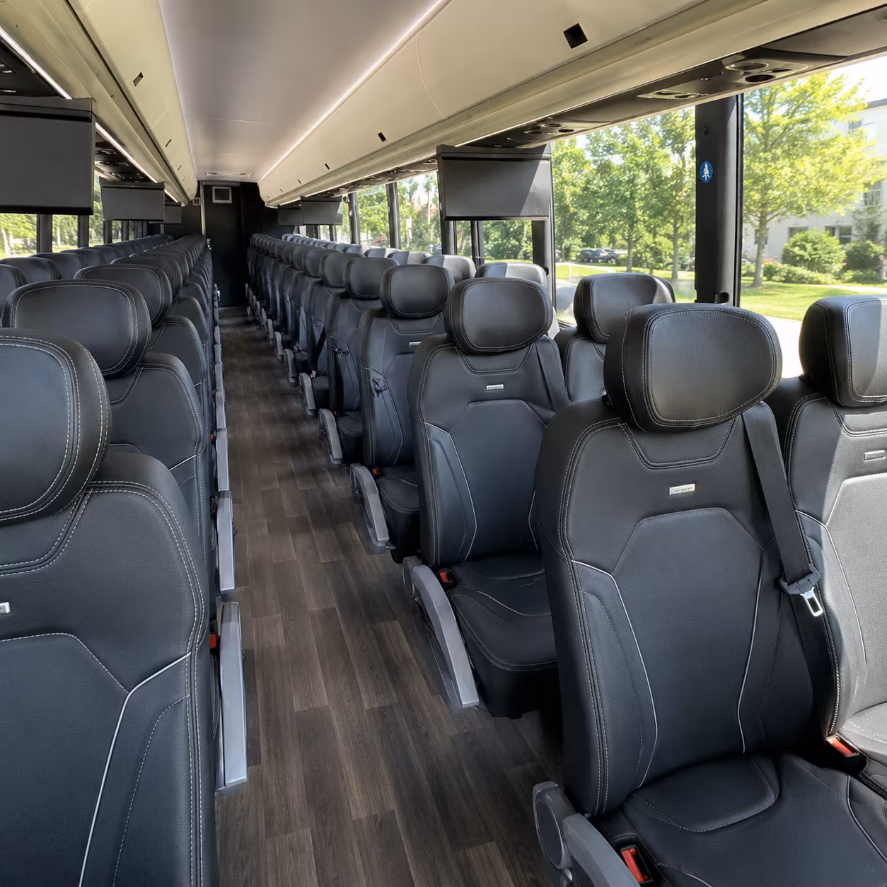 plantation charter bus interior