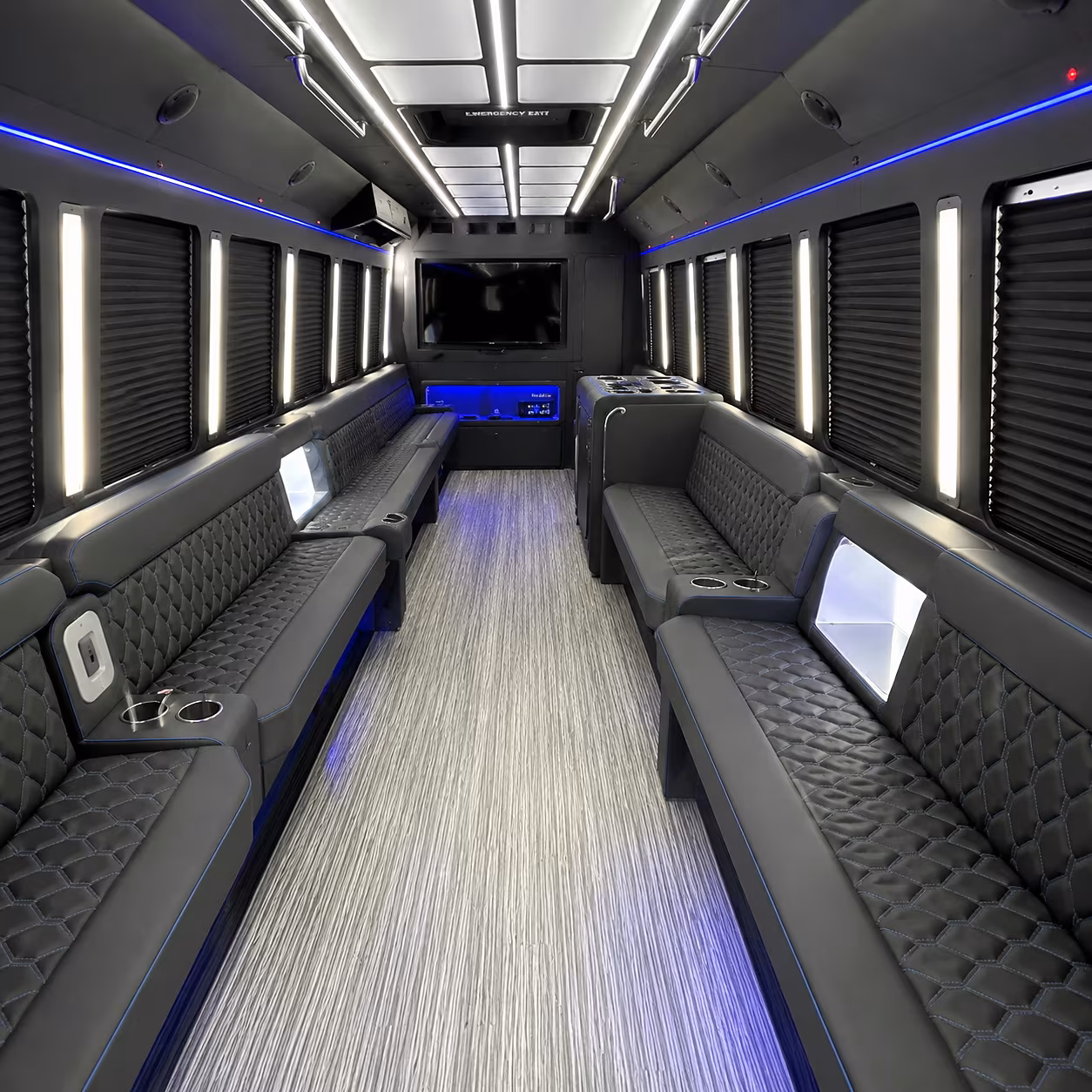 plantation sporting event party bus rental