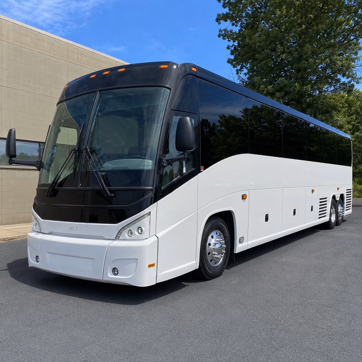 youth group and confirmation retreat buses in plantation